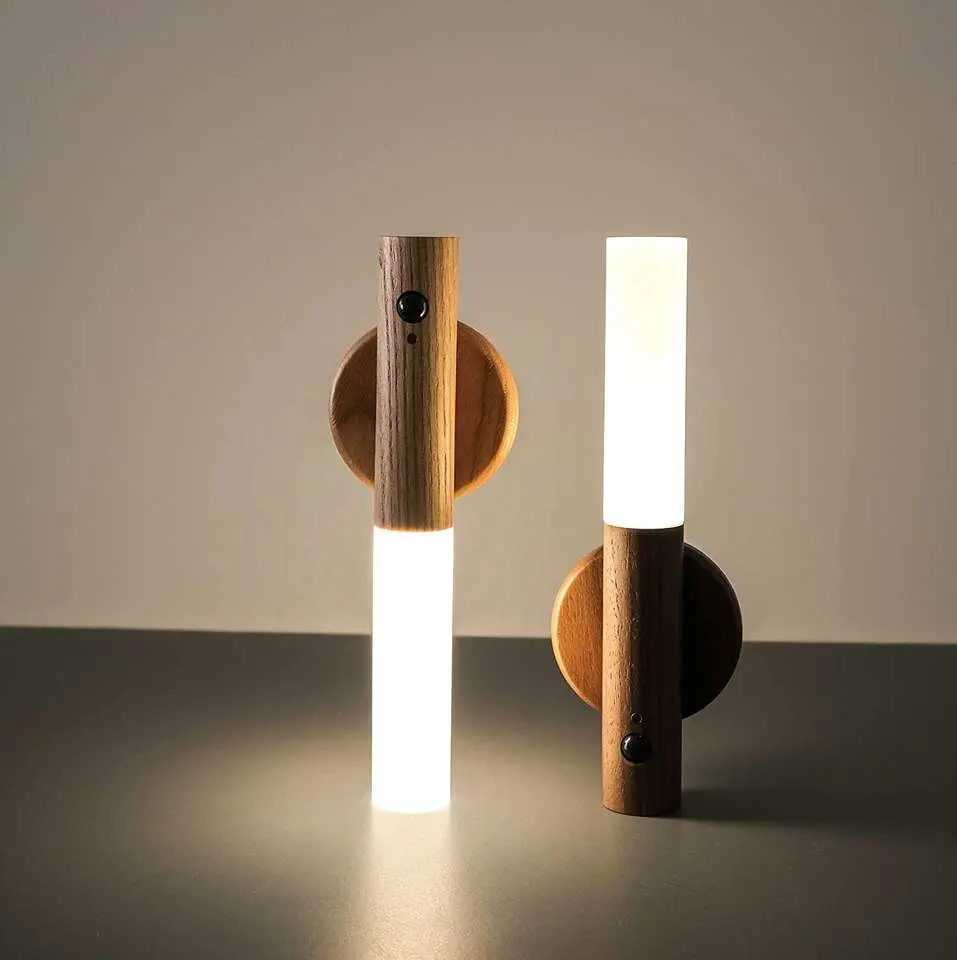 Techome | Wooden Torch Night Light