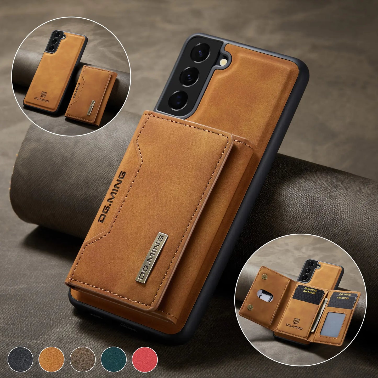 Techome | Wallet Leather Case for Samsung