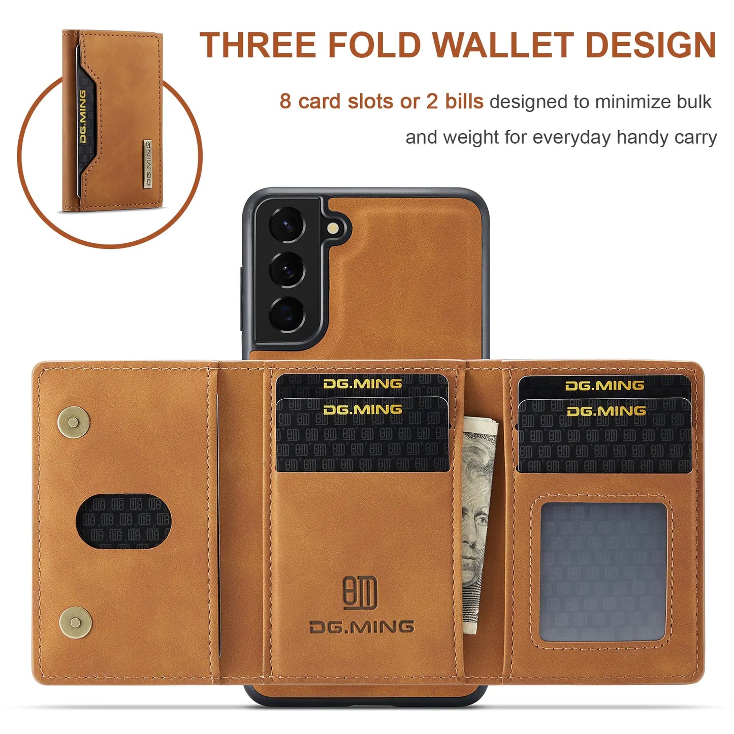 Techome | Wallet Leather Case for Samsung